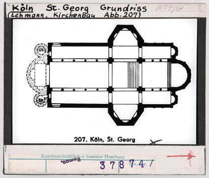 Vorschaubild Köln: St. Georg, Grundriss 